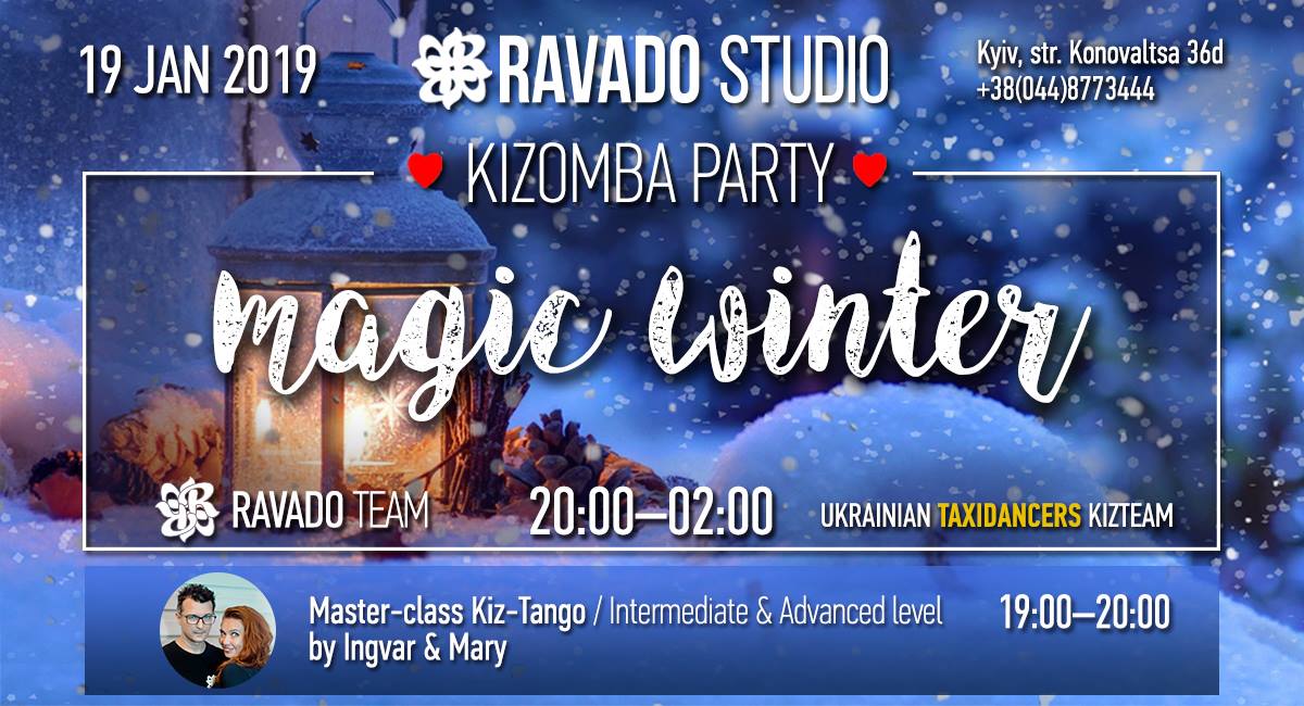 Magic Winter Kizomba Party in Ravado Studio