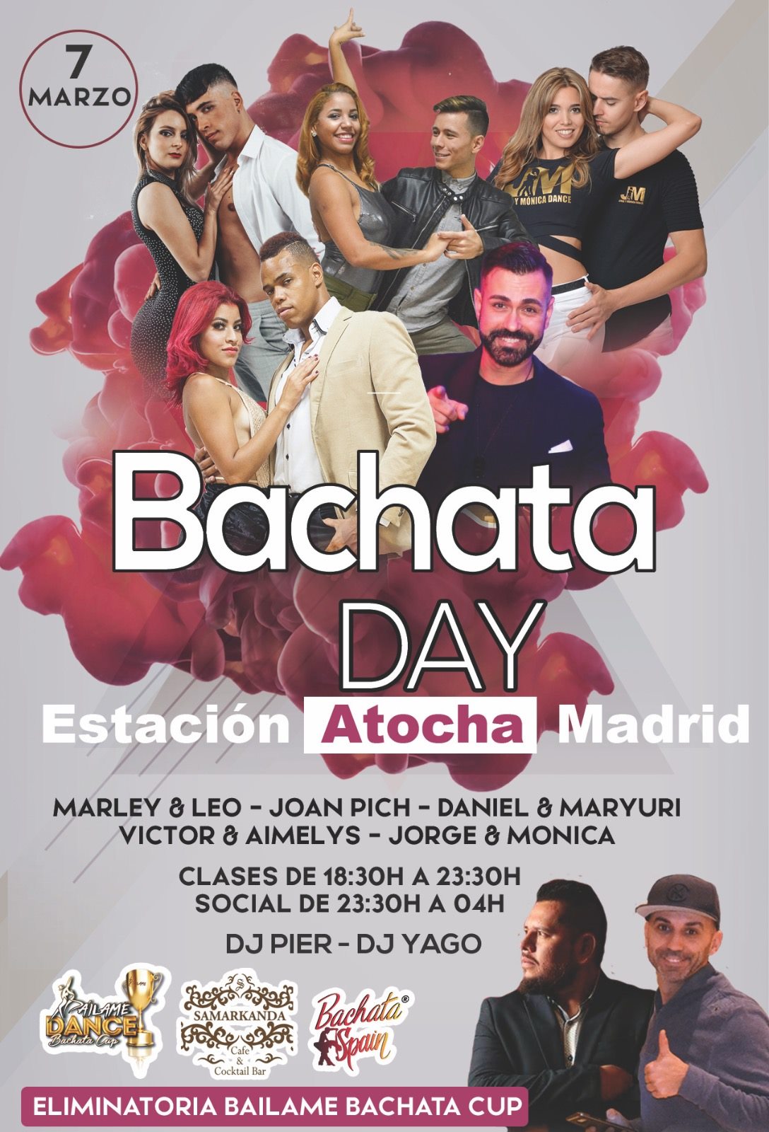 Bachata Day - Estación de Atocha - Sábado 7 de Marzo