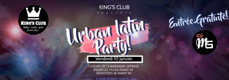 Urban latin party - Vendredi 10 Janv -