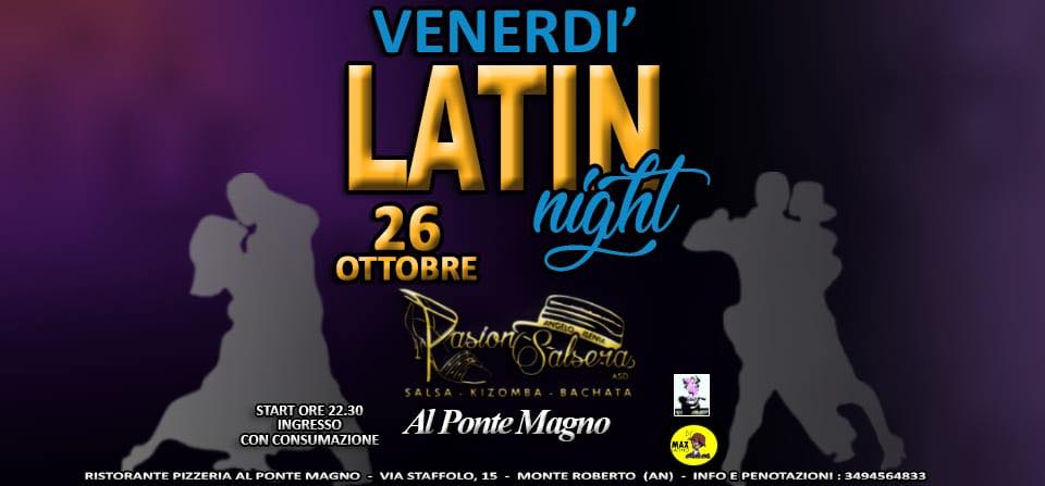 ✨LatinNight🌙 - 26 Ottobre