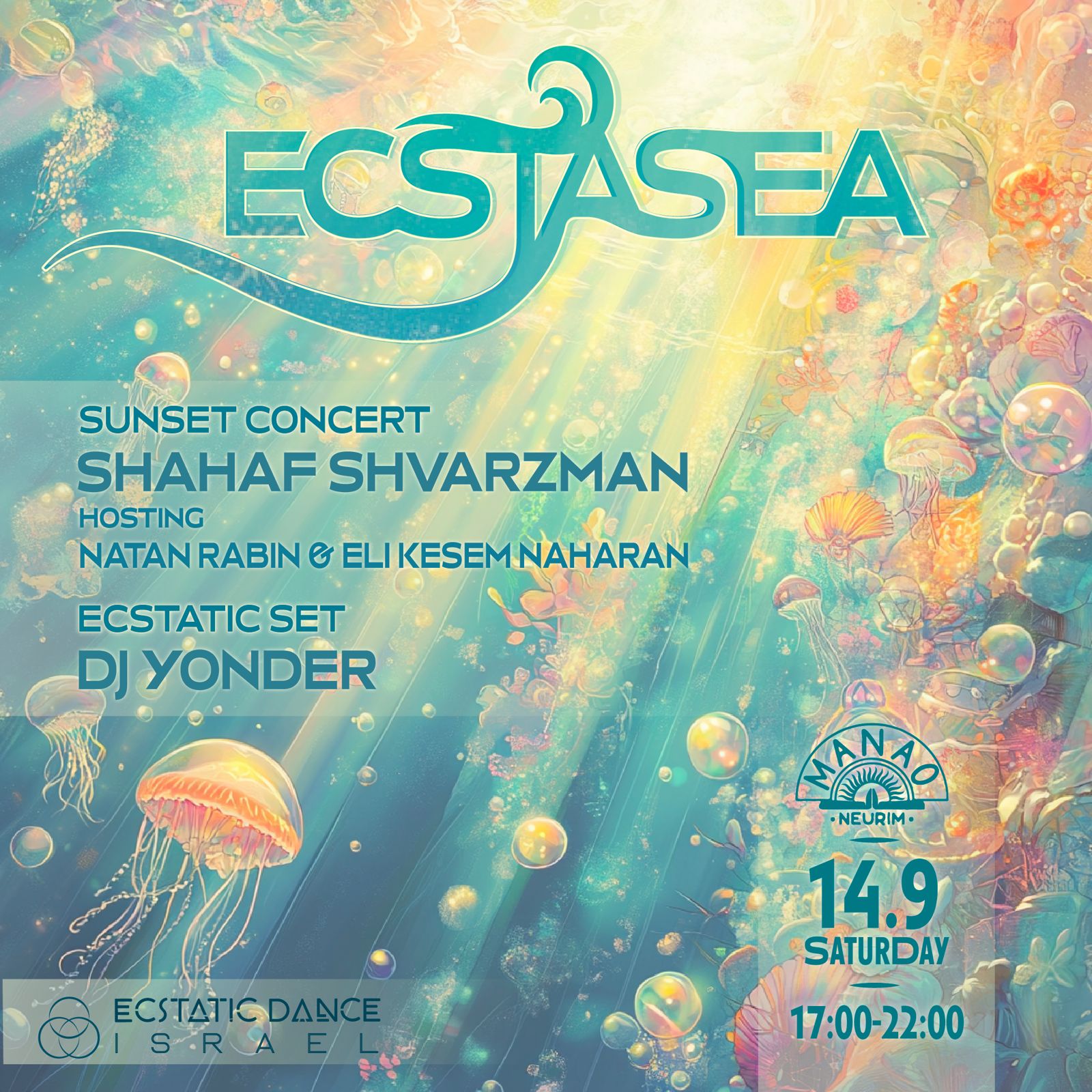 ECSTASEA ~ Beach Dance DJ Yonder x Shahaf Shvarzman 14 9