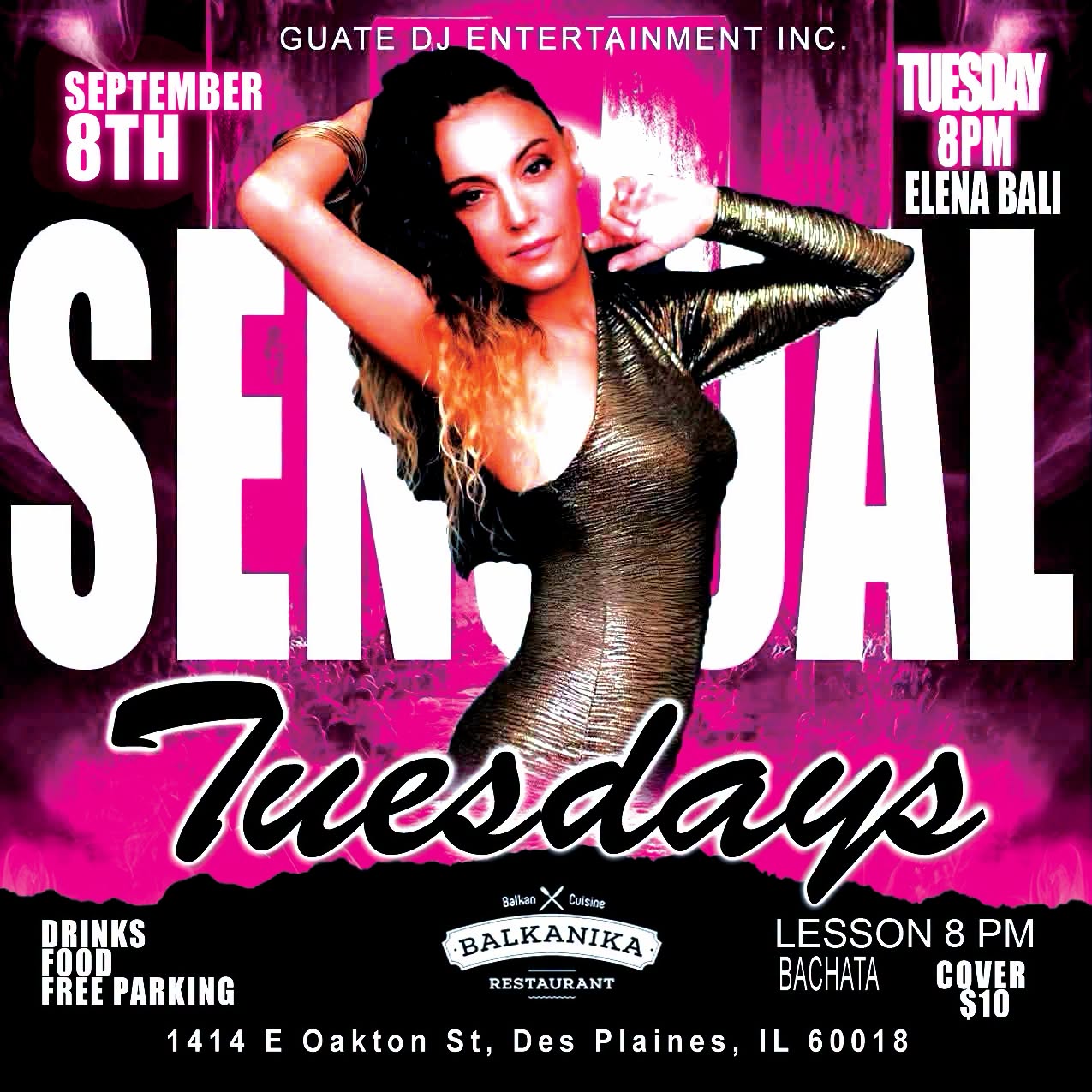 Balkanika Restaurant Sensual Tuesdays