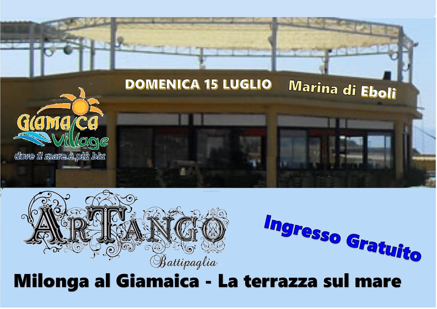 Milonga ArTango - Giamaica village, marina di Eboli.