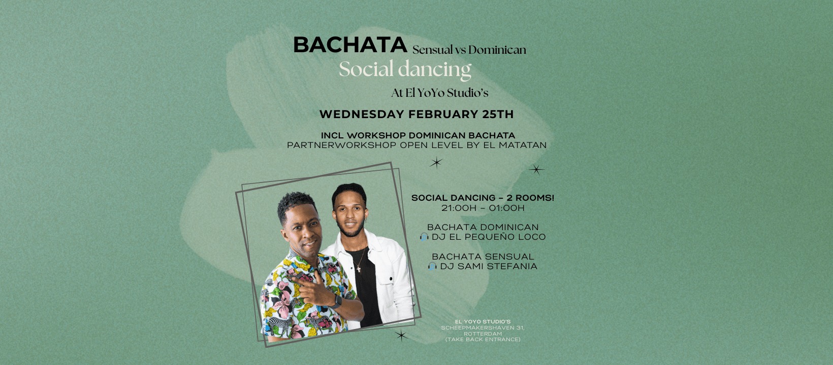 Bachata Social - Dominican vs Sensual - Wednesday February 25th