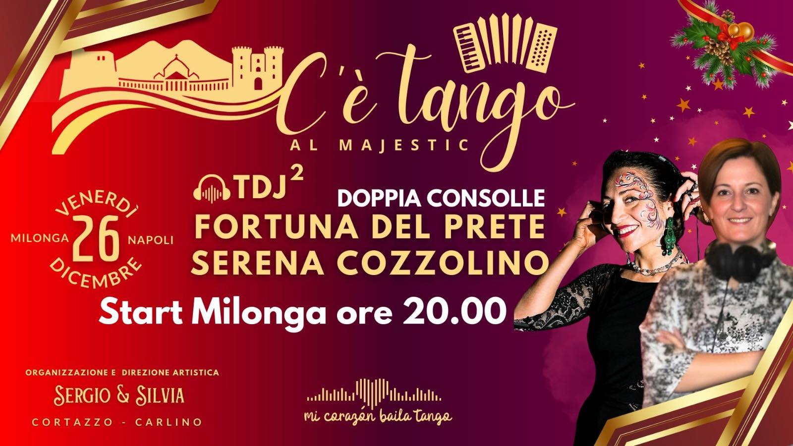 C’è Tango al majestic Venerdì 26 Dicembre