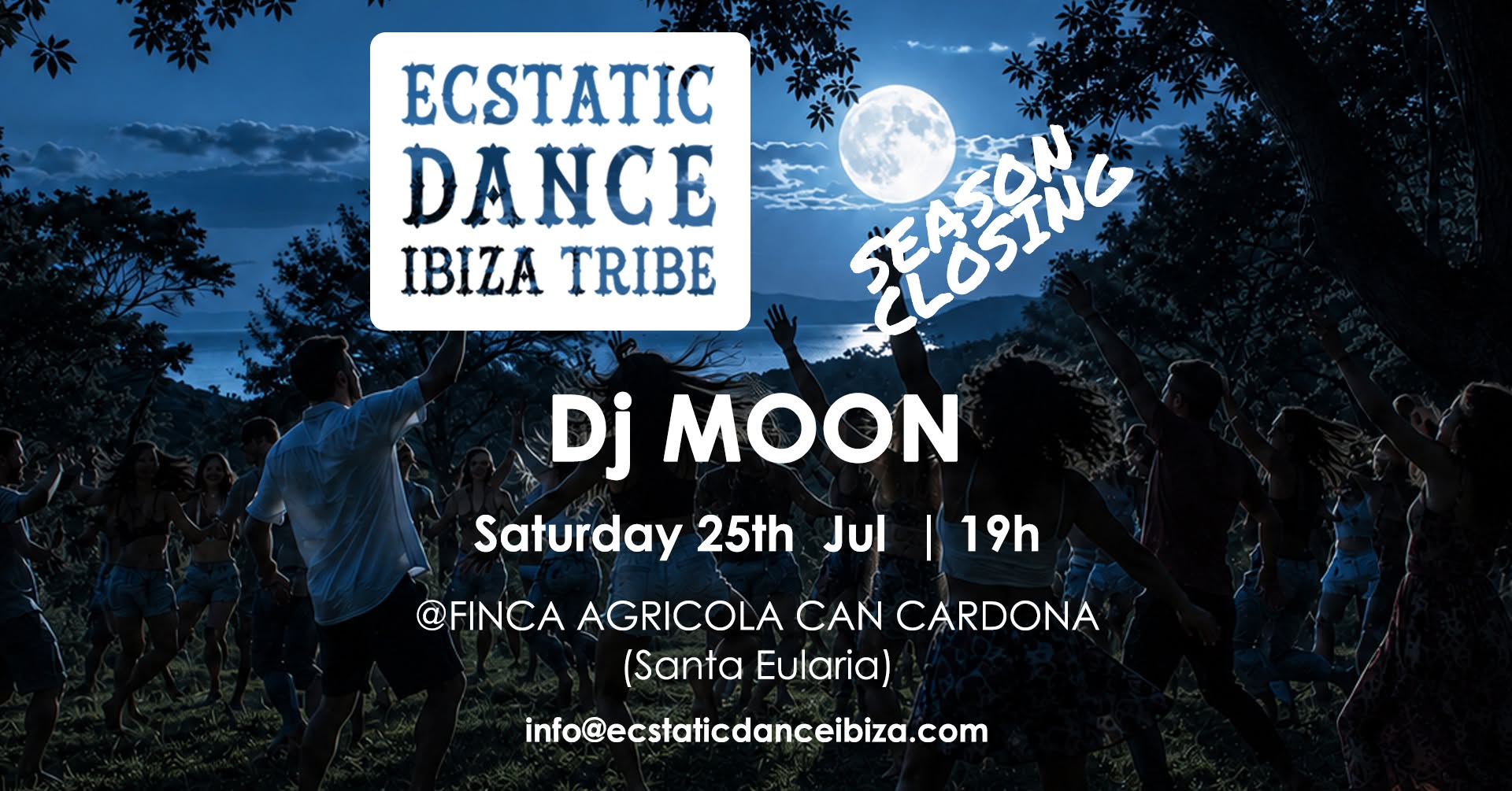 ECSTATIC DANCE IBIZA DJ MOON