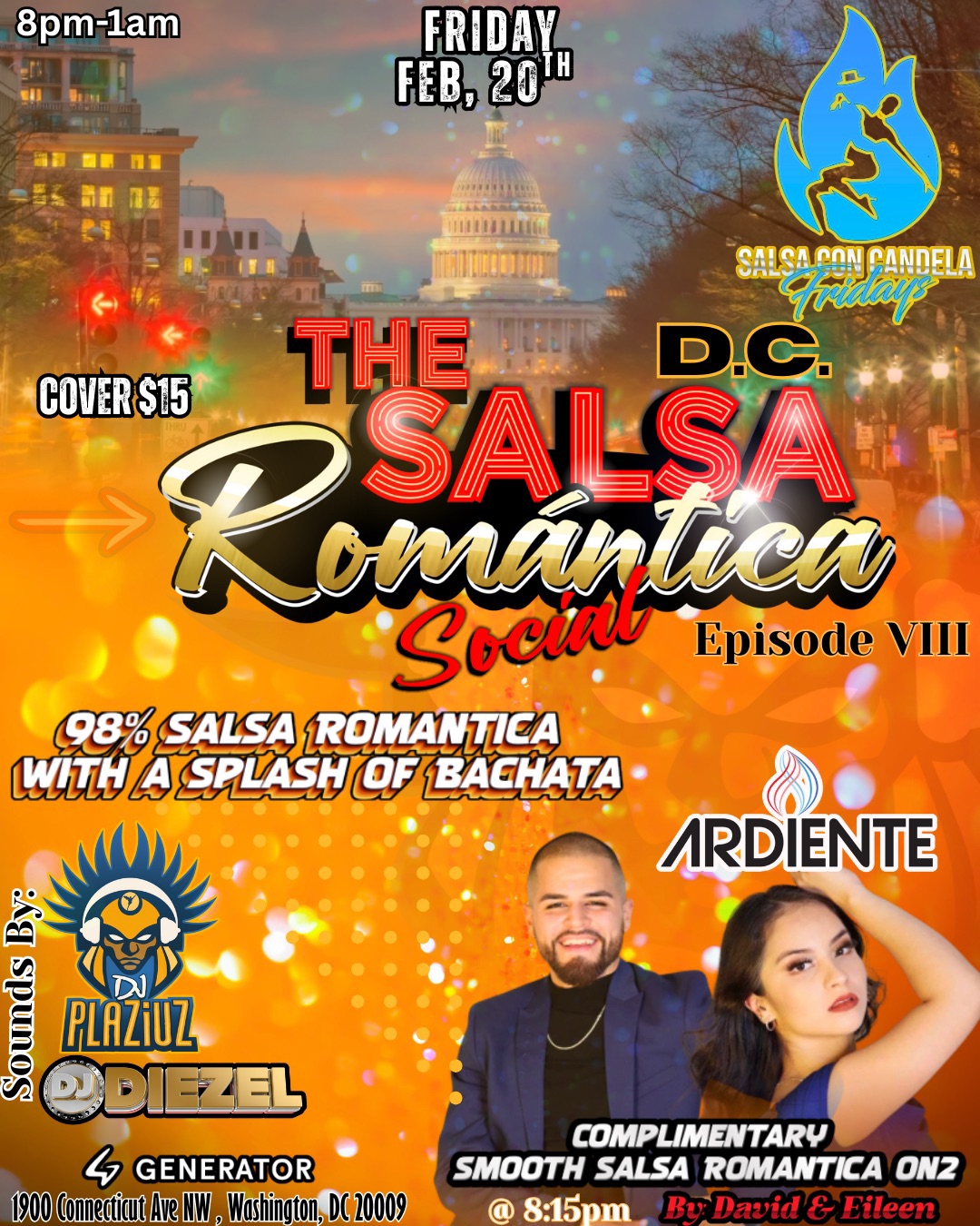 The Salsa Romántica Social- EPISODE VIII Washington, DC