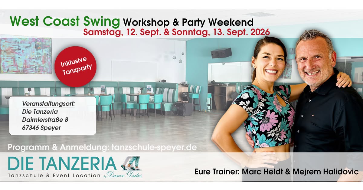 West Coast Swing Workshop- & Party-Weekend in Speyer