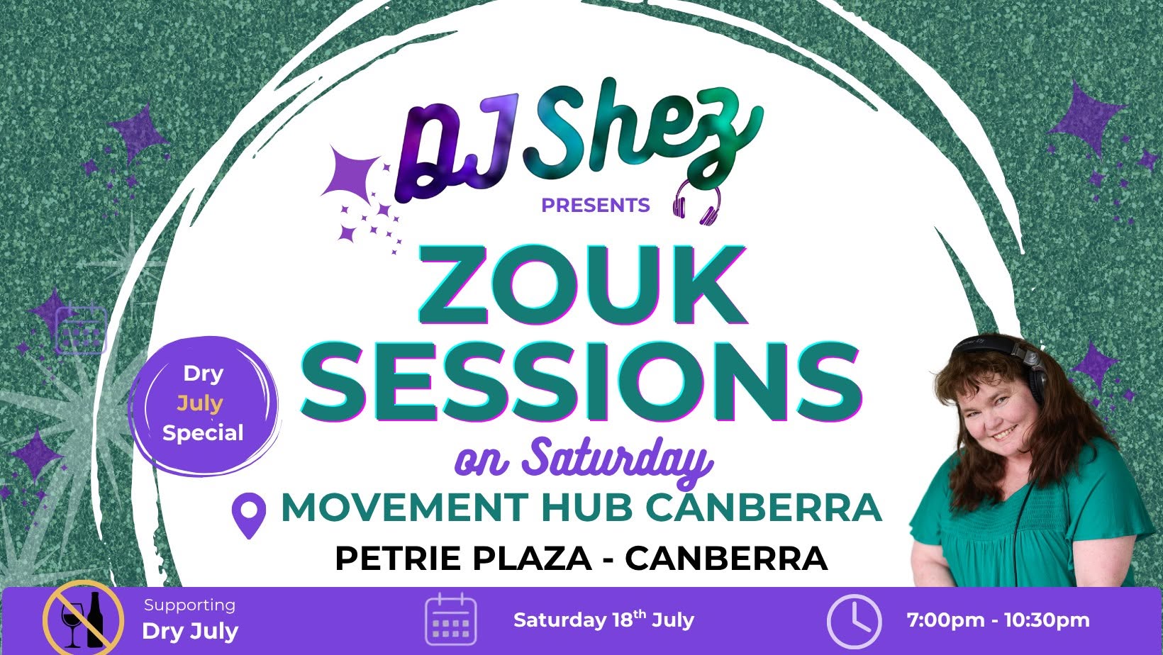 Zouk Sessions on Saturday - Dry July special - Cancelled