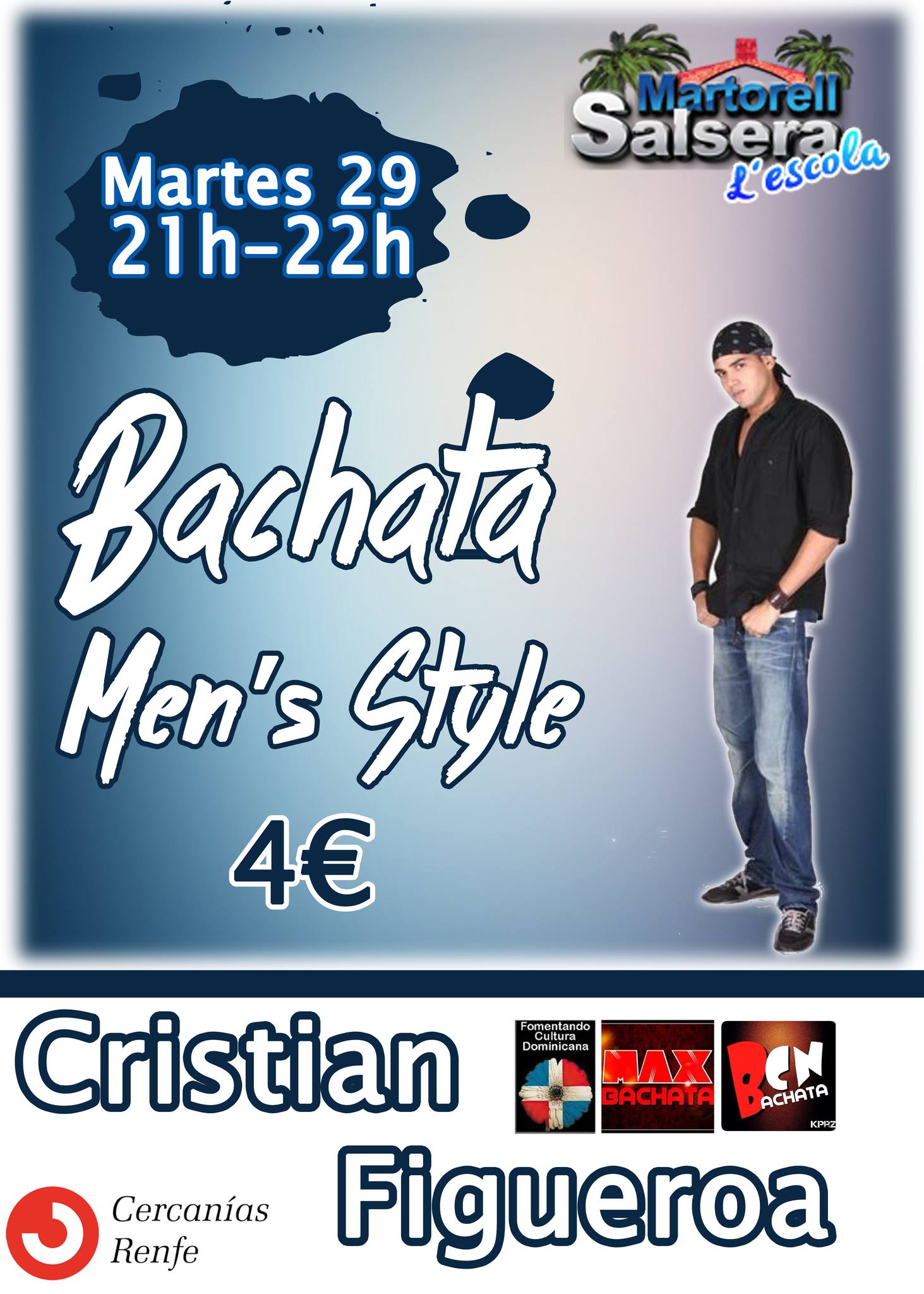 Taller Estilo chicos en Bachata con Cristian Figueroa