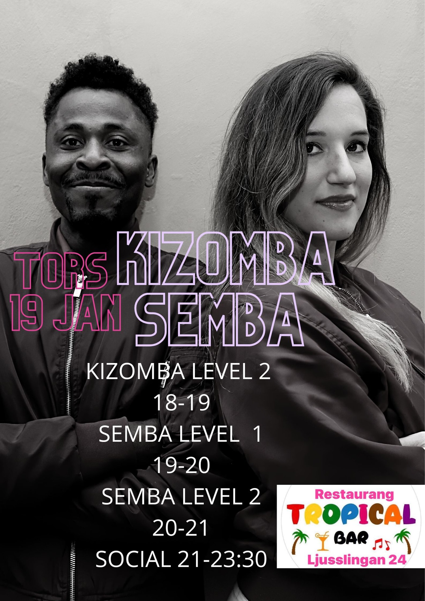 KIZOMBA& SEMBA PÅ TROPICAL BAR