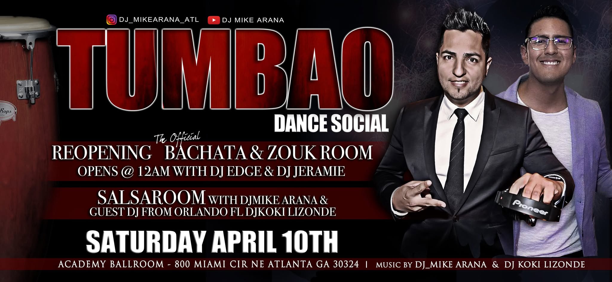 TUMBAO Social Ft Bachata & Zouk Room