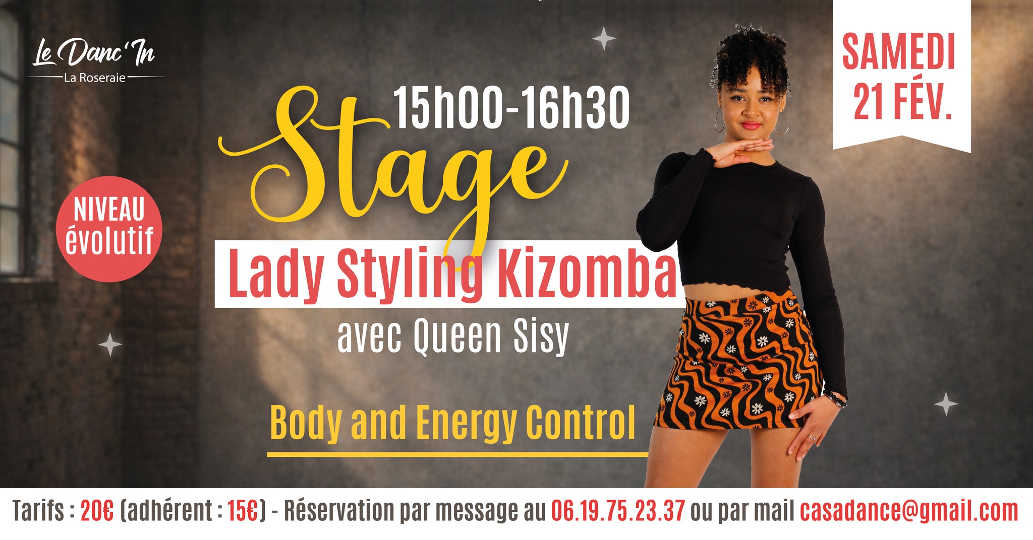 Stage de Lady styling Kizomba
