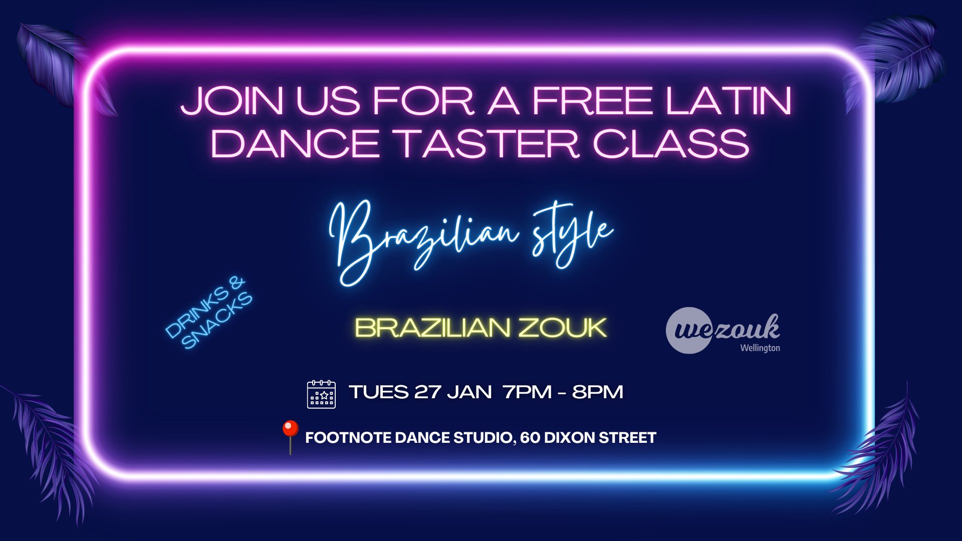 FREE Latin Dance Class - from Brazil