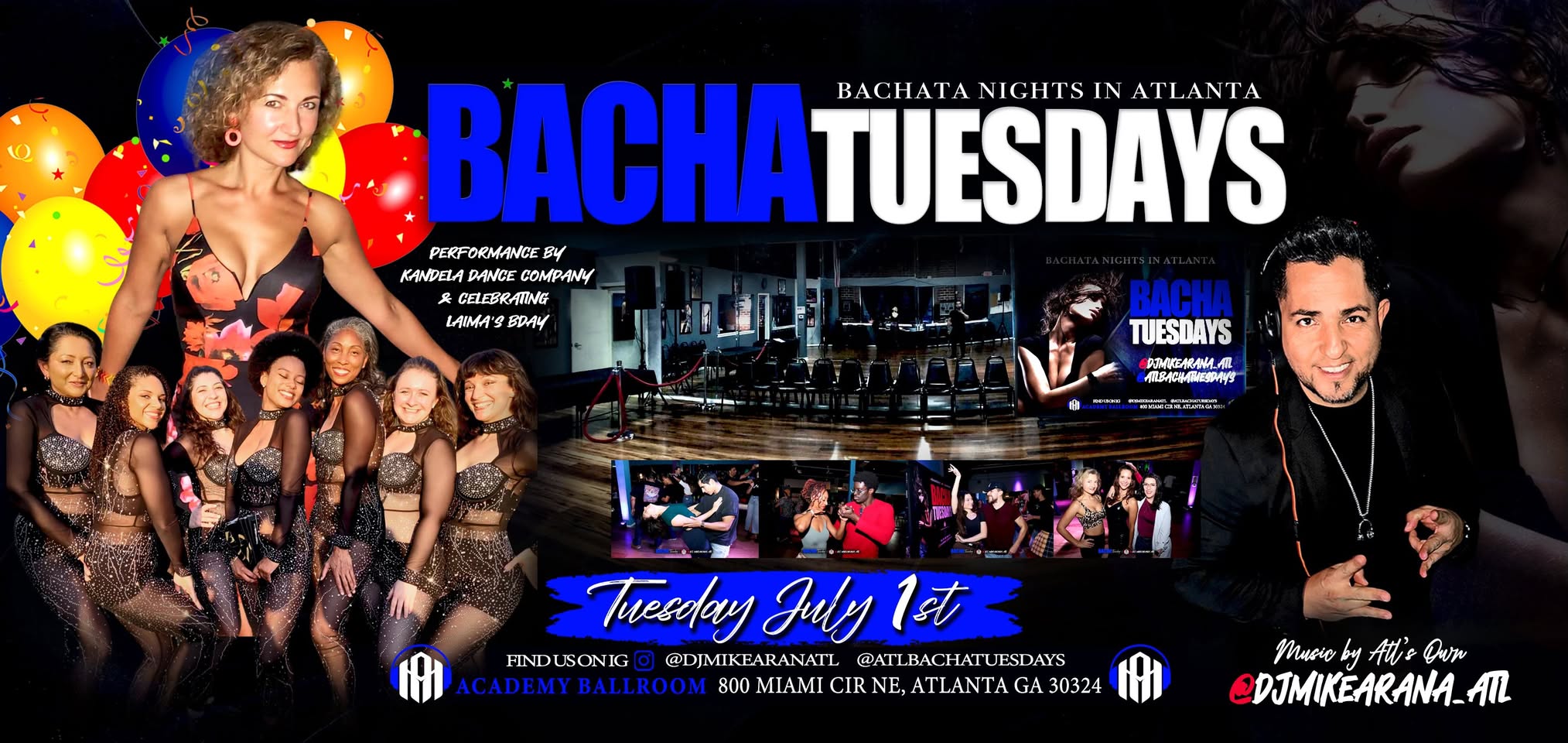 BACHATuesdays Ft Performance by KANDELA & Celebrating Laima;s Bday