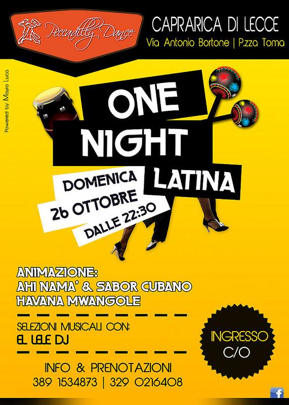 ONE NIGHT LATINA