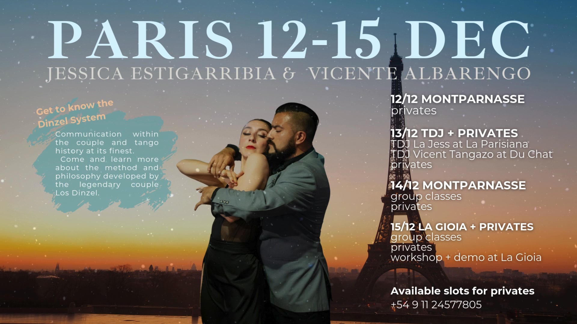 Tango avec Jess & Vicent ร Paris๐๐บ