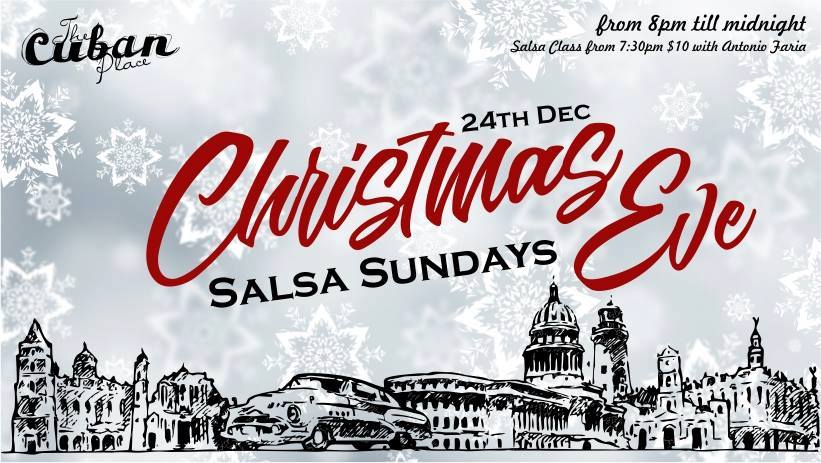 Christmas Salsa Eve The Cuban Place!