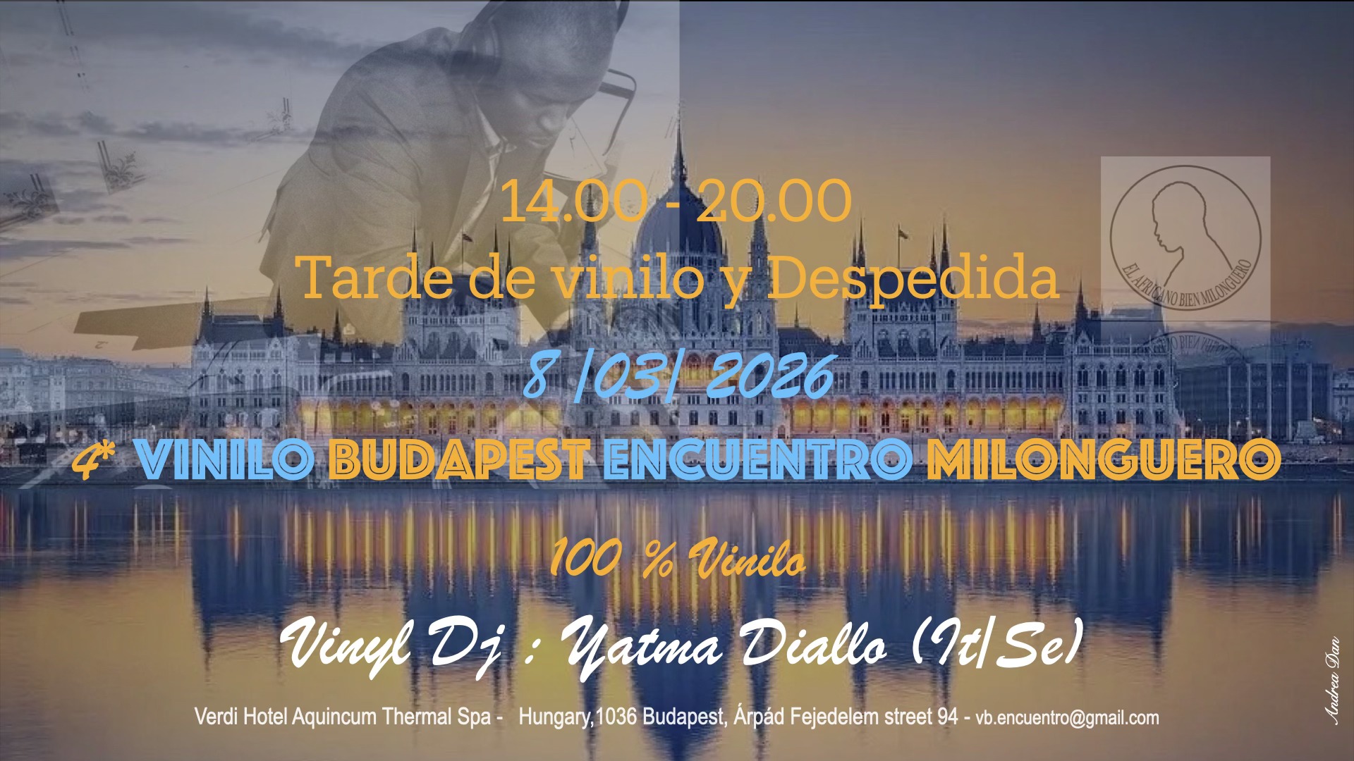 Tarde de vinilo y Despedida. Open to all, by reservation only