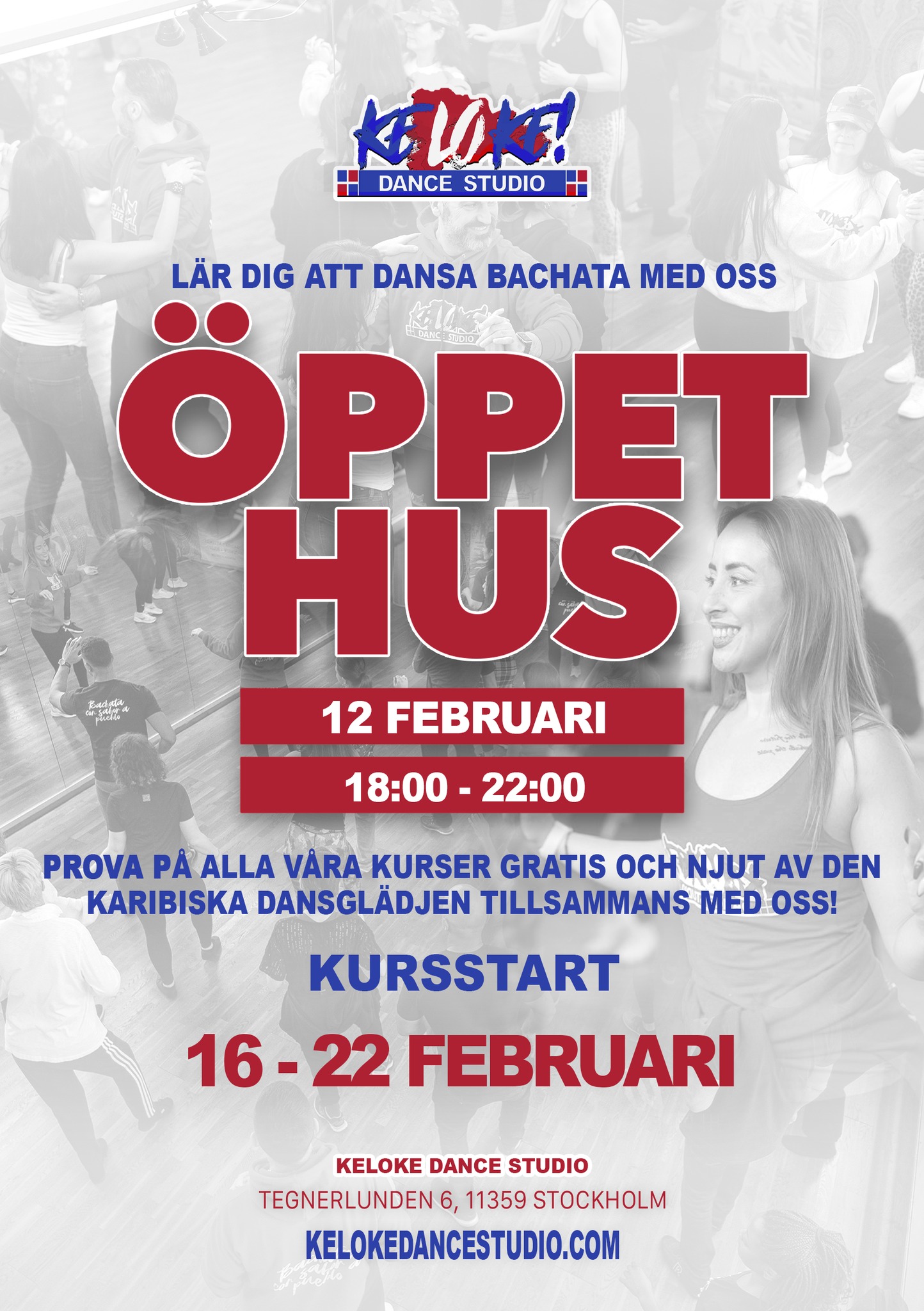 Öppet Hus på Keloke Dance Studio 12e februari!