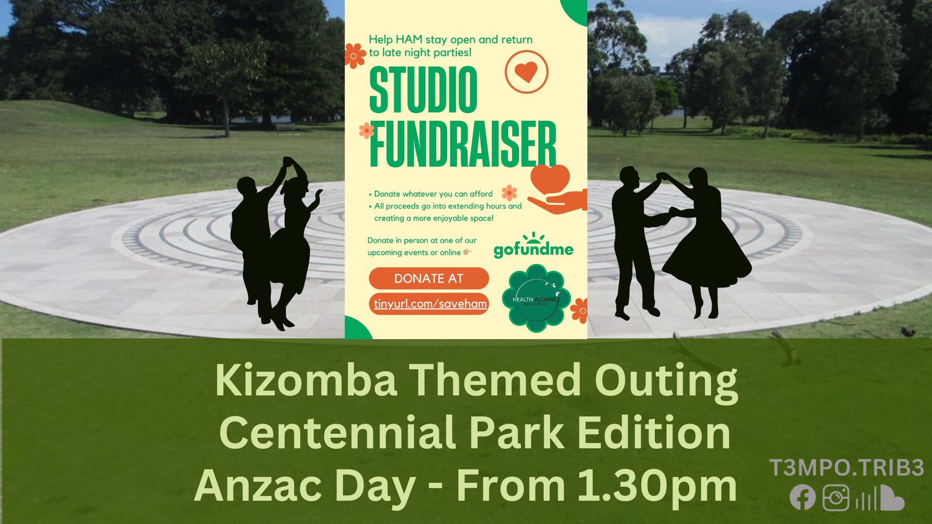 Anzac Day - Kiz-Kizomba Themed Outing - Centennial Park