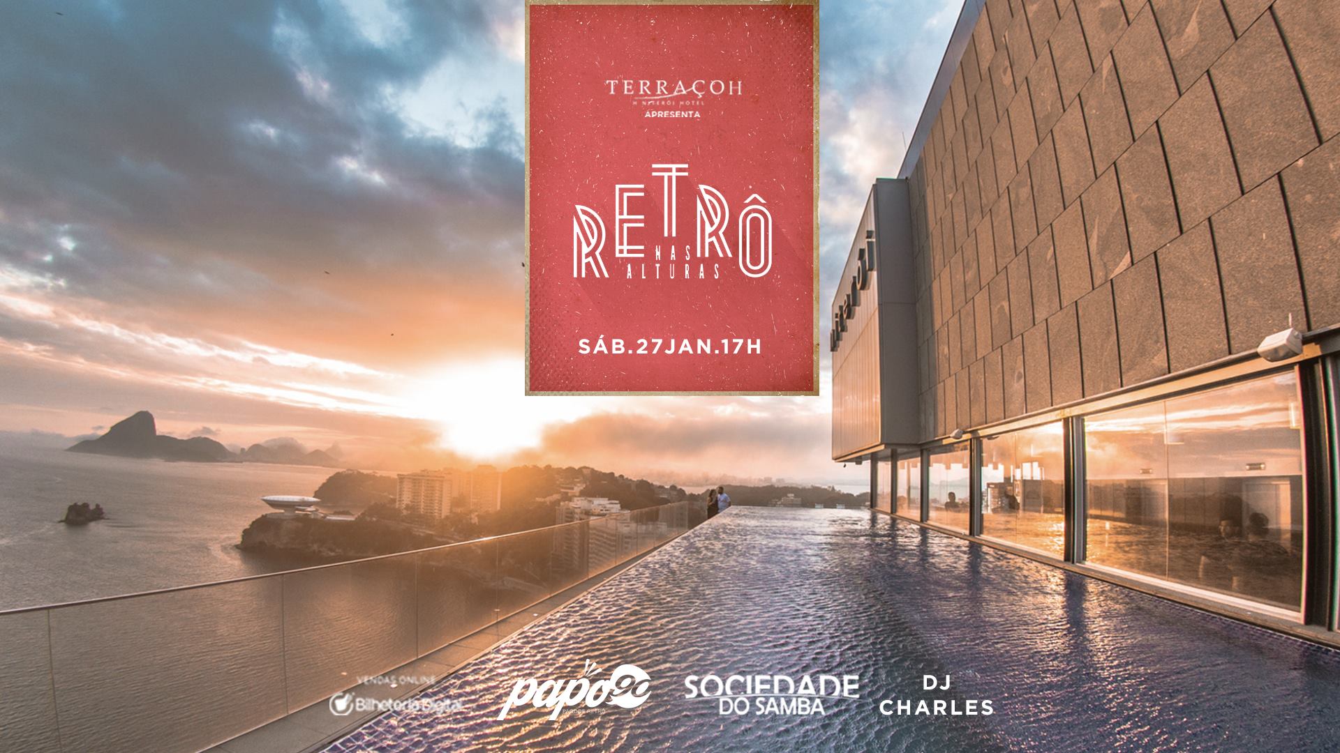 Terraço H apresenta Retrô Nas Alturas - 27 01, 17h