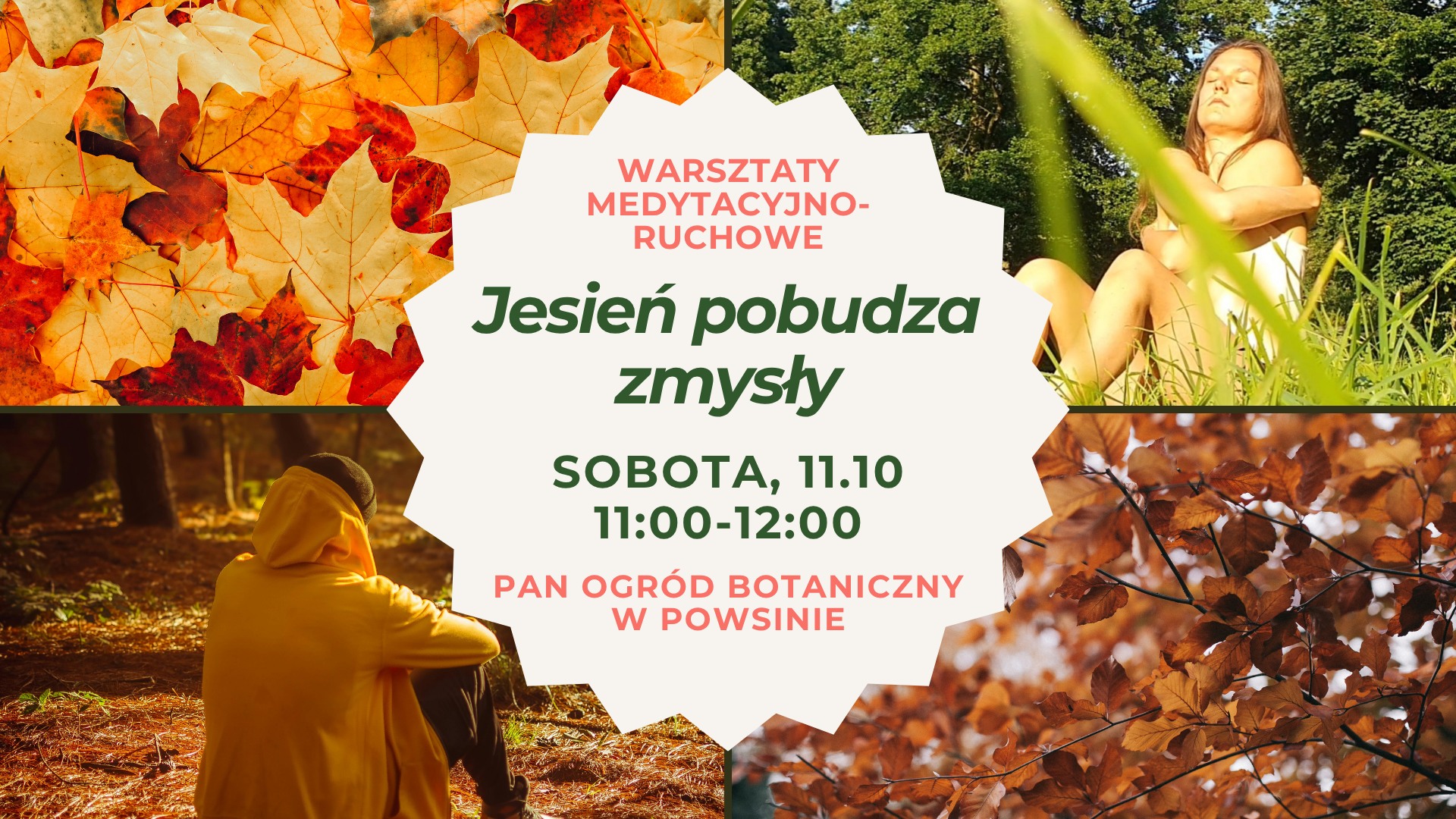 🍂 Jesień pobudza zmysły warsztaty medytacyjno-ruchowe 🍂