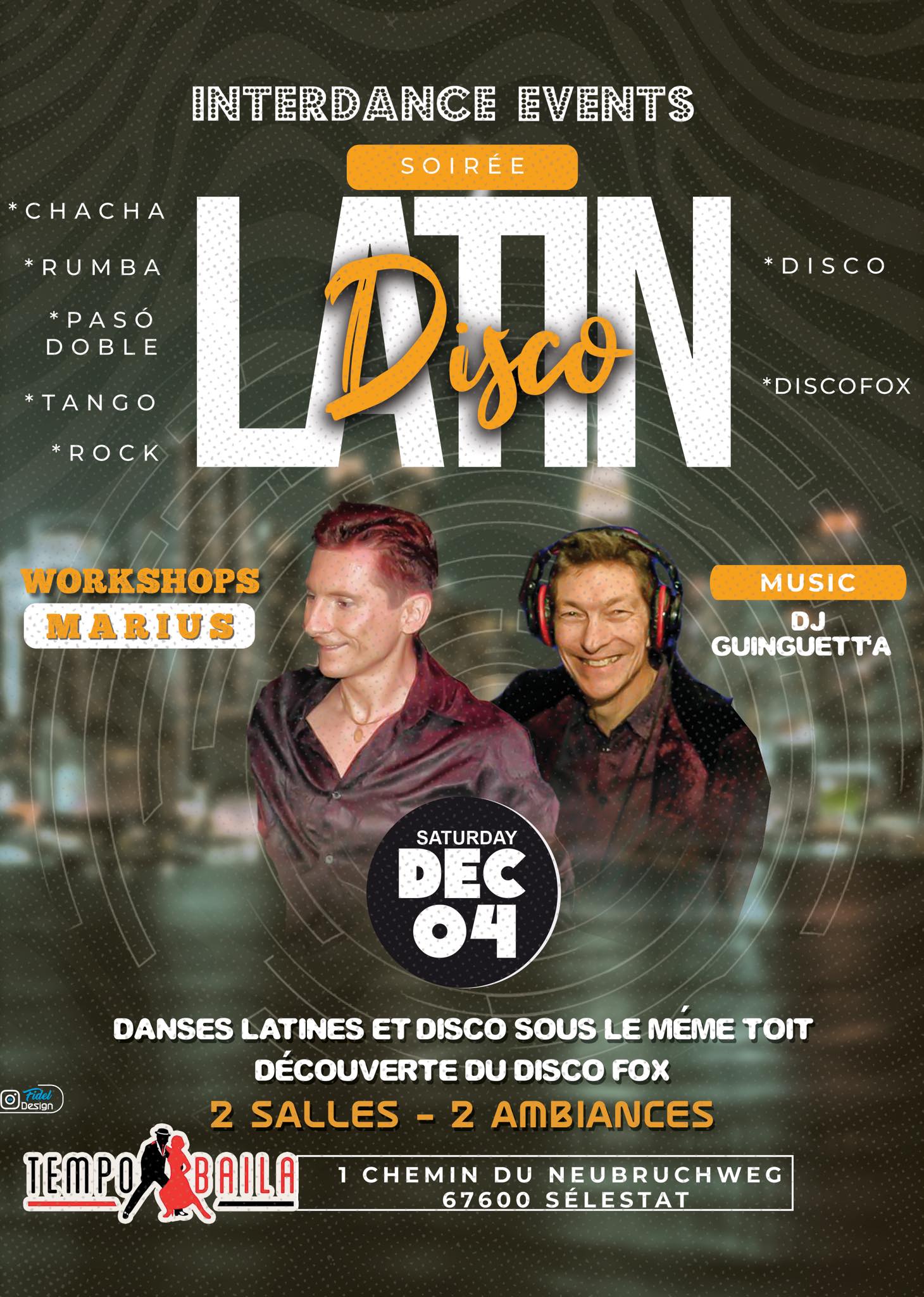 Latin Disco - 2 salles - 2 ambiances