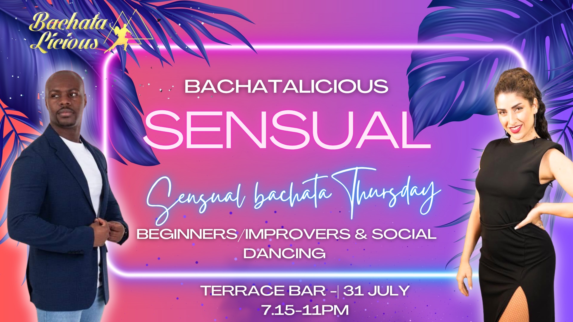 Bachata Sensual - Beginners - Improvers & Intermediate ♛ Danae & Martinez