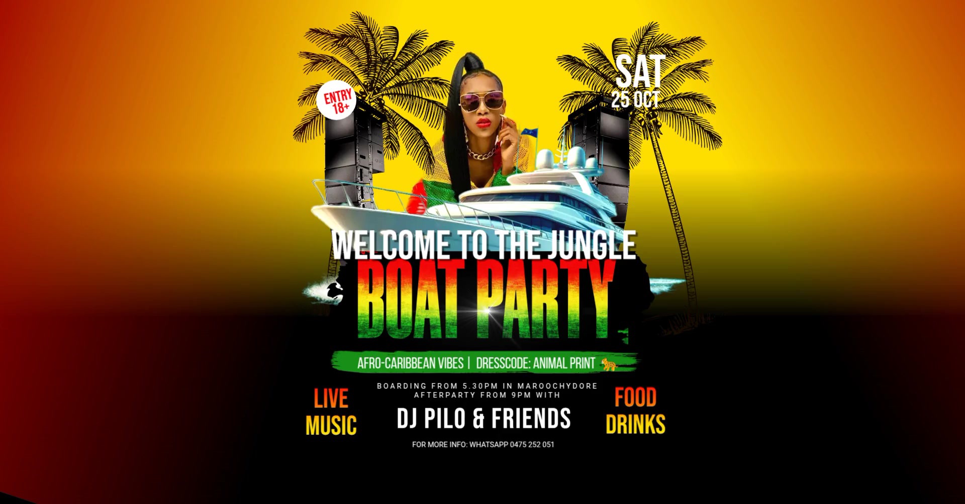Caribbean Boat Party: Welcome to the Jungle 3.0π
