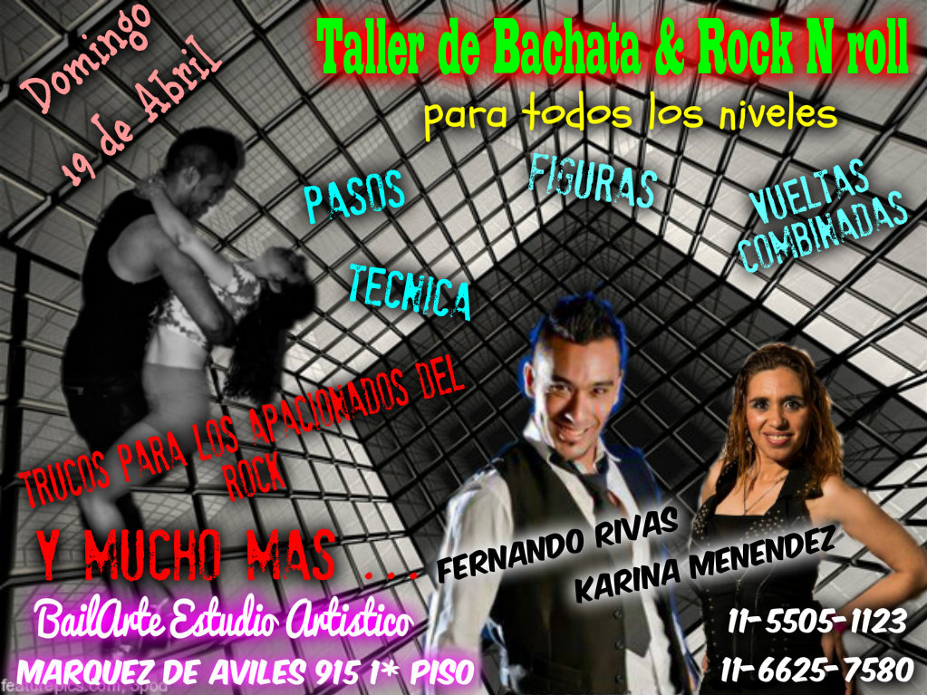 TALLER DE BACHATA Y ROCK N ROLL
