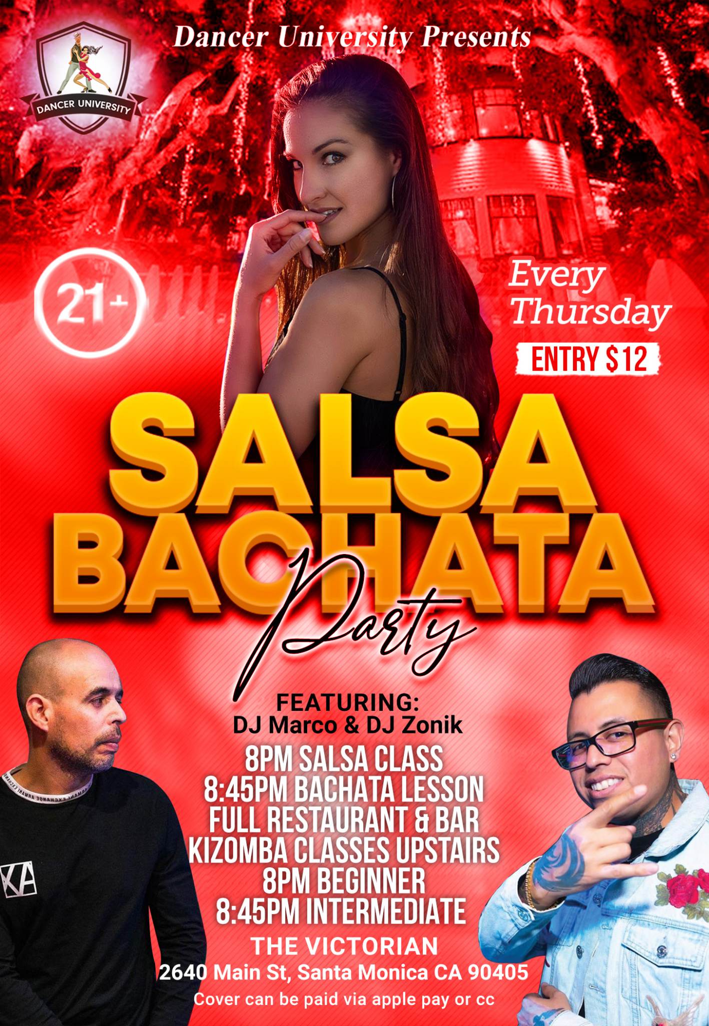 Salsa & Bachata Thursdays at the Victorian!