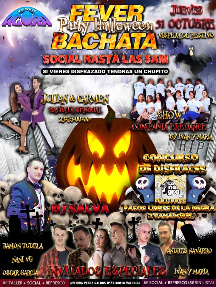 Agora Fever Bachata Party Halloween (31 de Octubre)