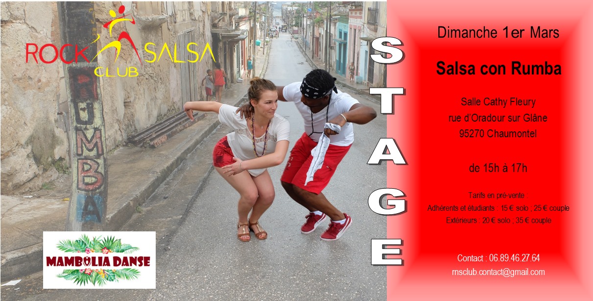 Stage Salsa con Rumba évolutif +