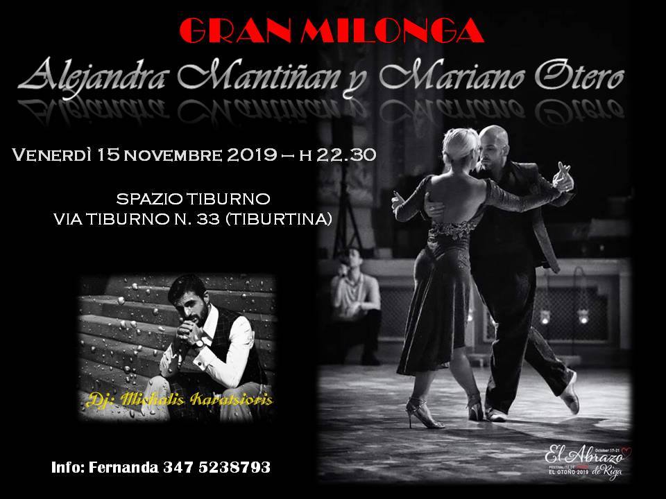 Gran Milonga Allo Spazio Tiburno!