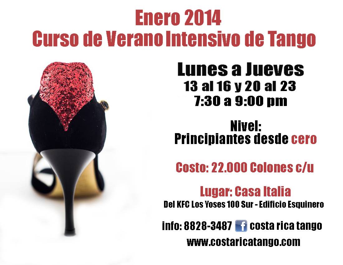 Curso de Verano Intensivo de TANGO