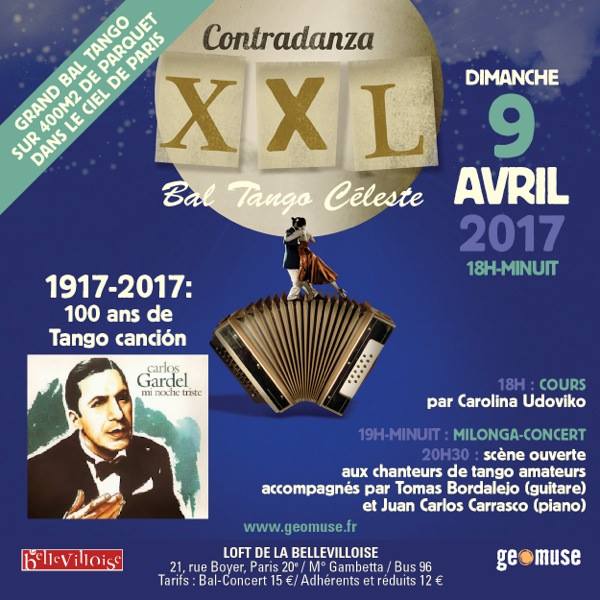 Contradanza XXL -100 ans de Tango canción (Bordalejo-Carrasco)