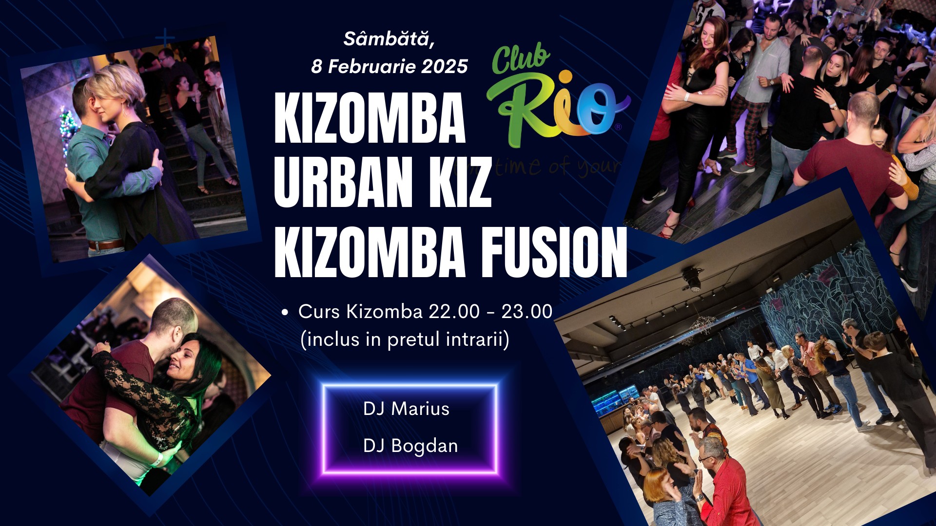 Kizomba Saturday Night @ Rio Club (4 Ian. 2025)