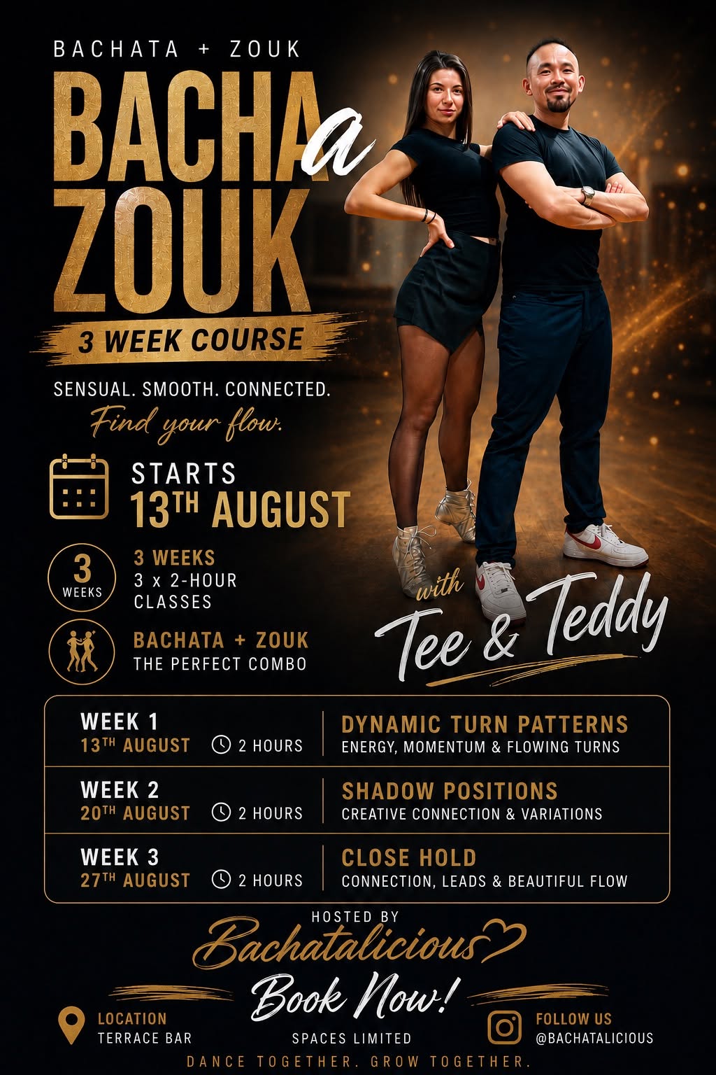 BachaZouk Progression Course 3 weeks ♛ Tee & Teddy