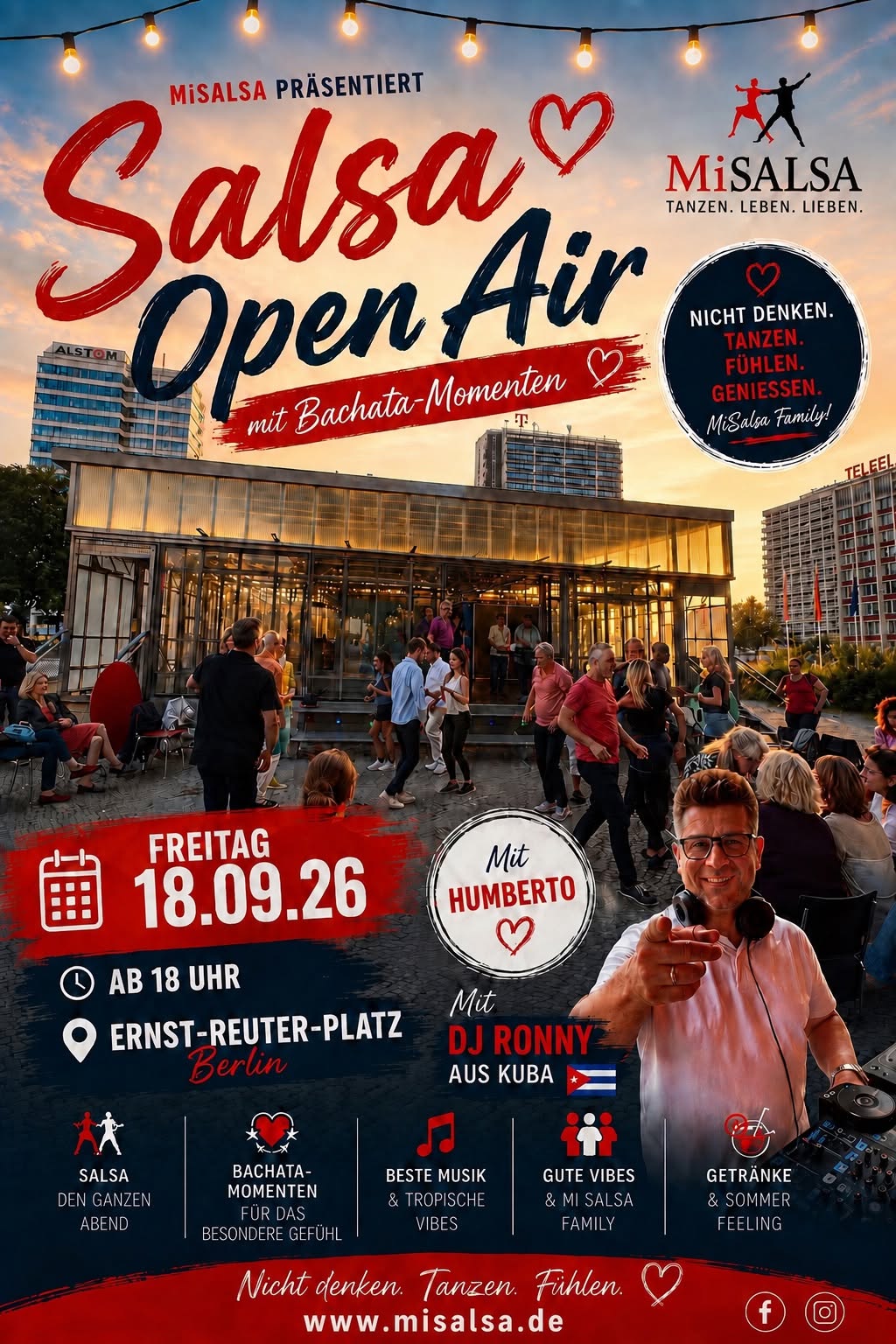 SALSA AFTER WORK PARTY MIT HUMBERTO &DJ RONNY AUS KUBA