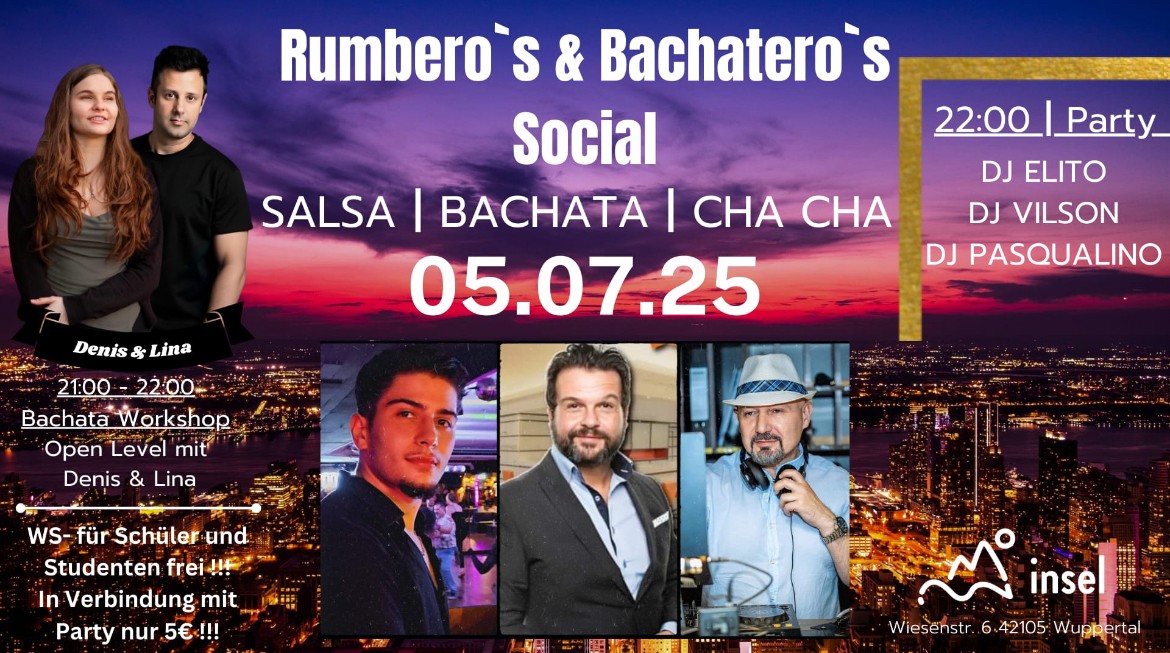 Rumbero's & Bachatero's Social auf der INSEL