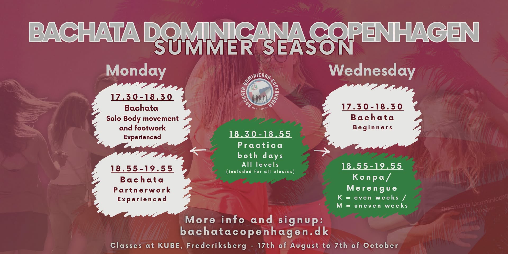 Konpa and Merengue dance classes - Summer season