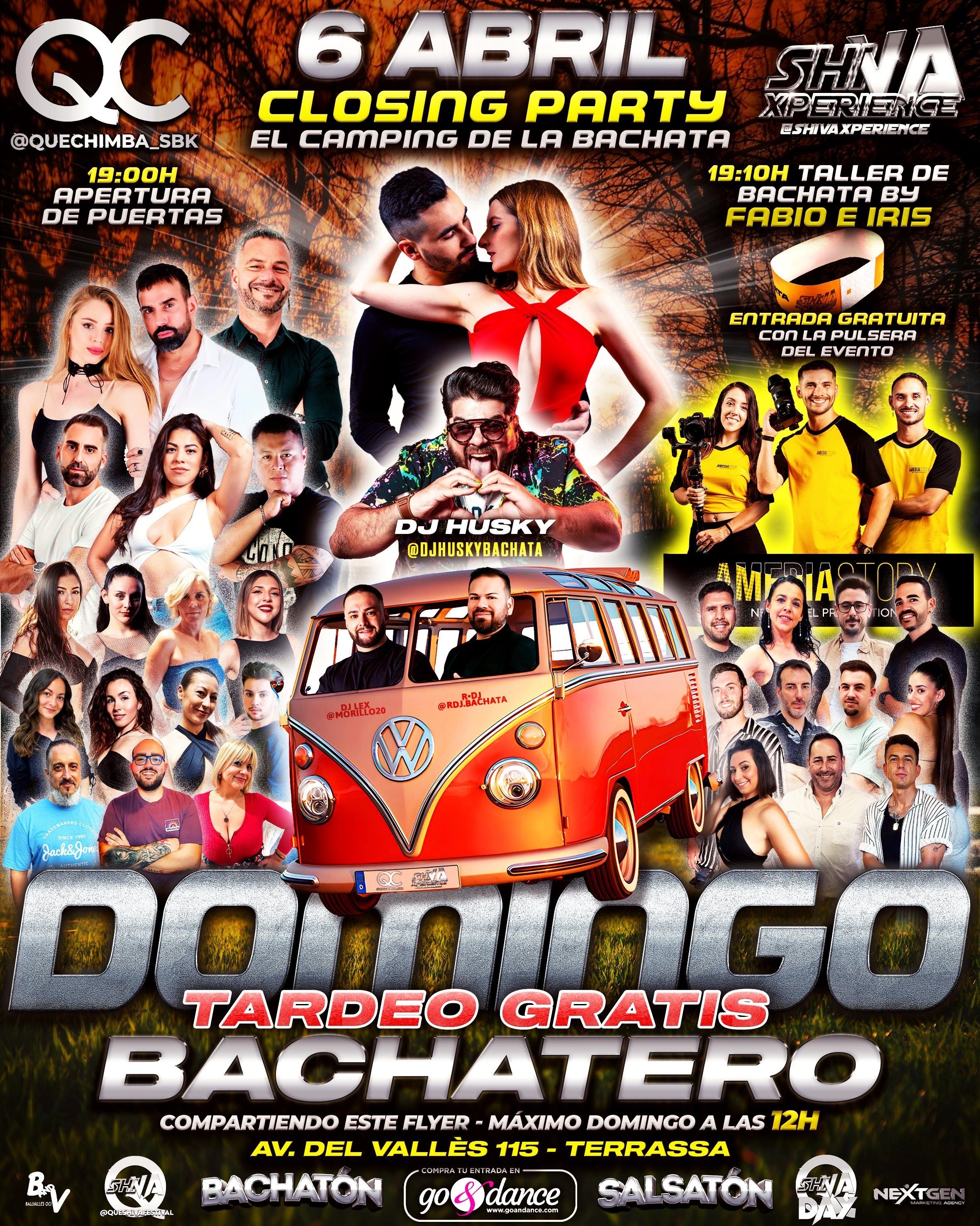 ??️ CLOSING PARTY EL CAMPING DE LA BACHATA ??️ TODOS LOS DOMINGOS QC x SHIVA ??️