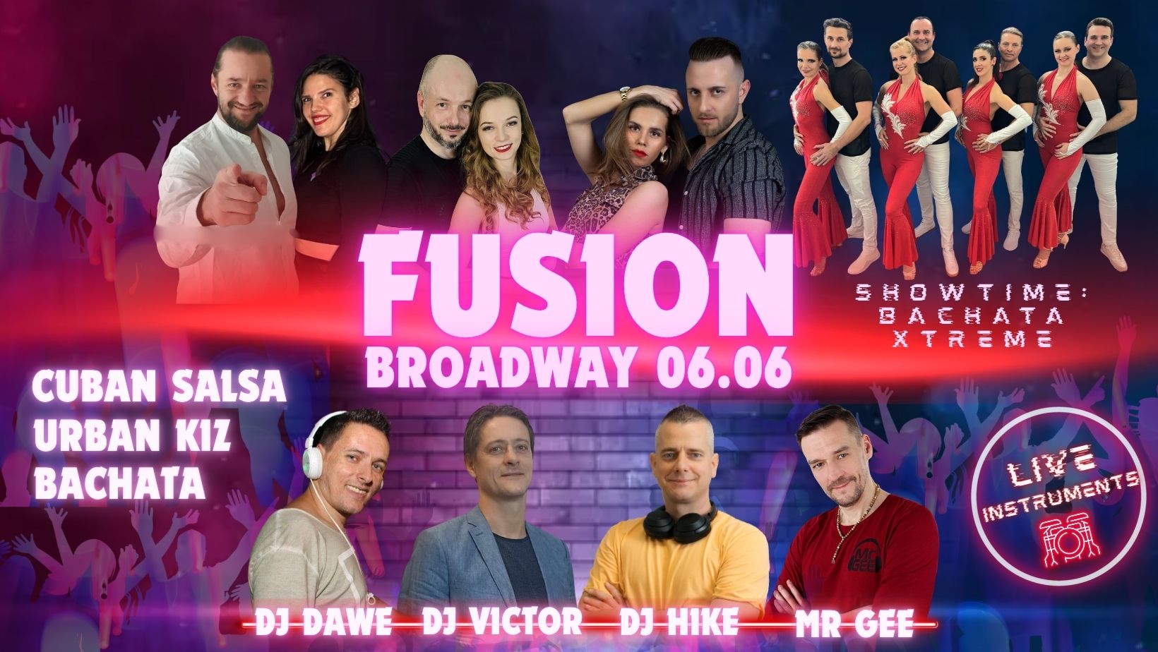 FUSION PARTY (06.06) - Cuban I Bachata I Urban Kiz