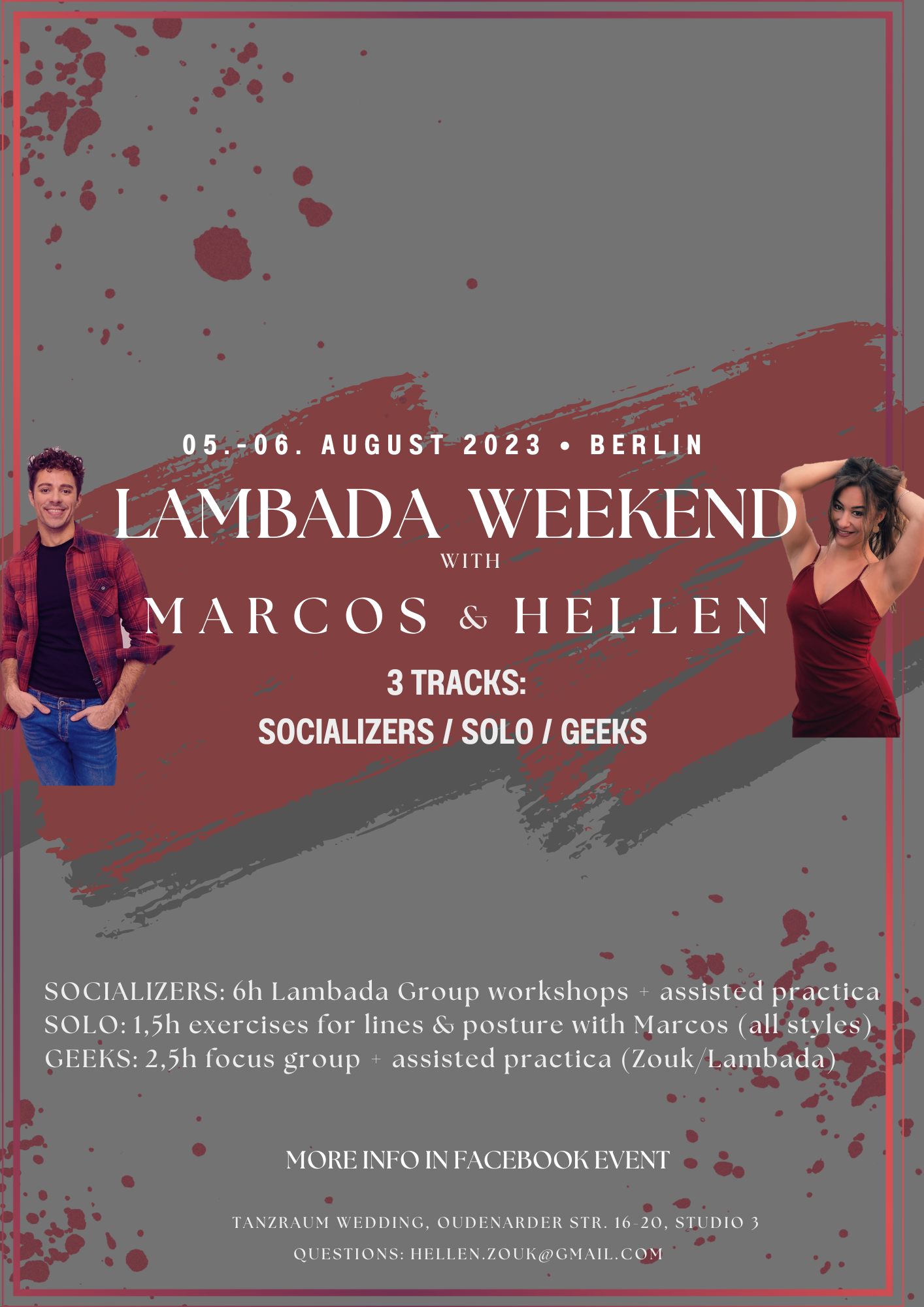 LAMBADA WEEKEND (3 tracks) with Marcos & Hellen in BERLIN