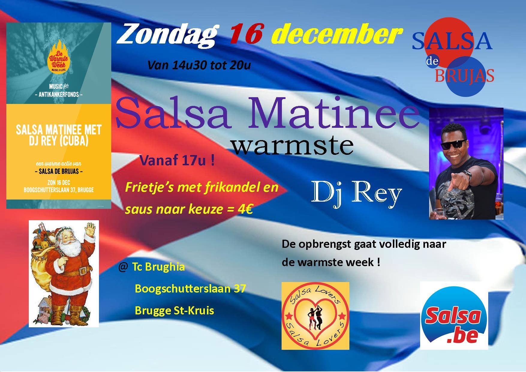 Salsa matinee warmste week