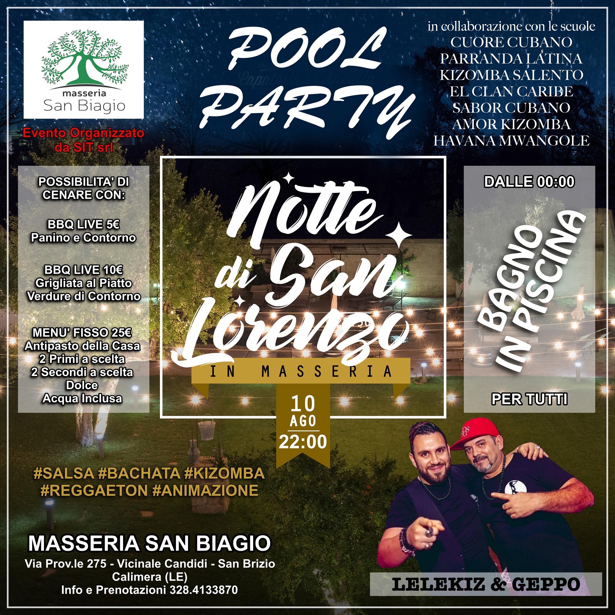 San Lorenzo in Masseria - Pool Party