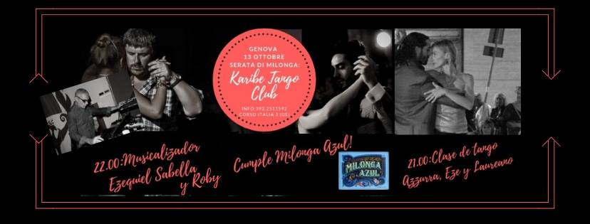 Festa Cumple Milonga Azul e benvenuto Laureano y Ezequiel!