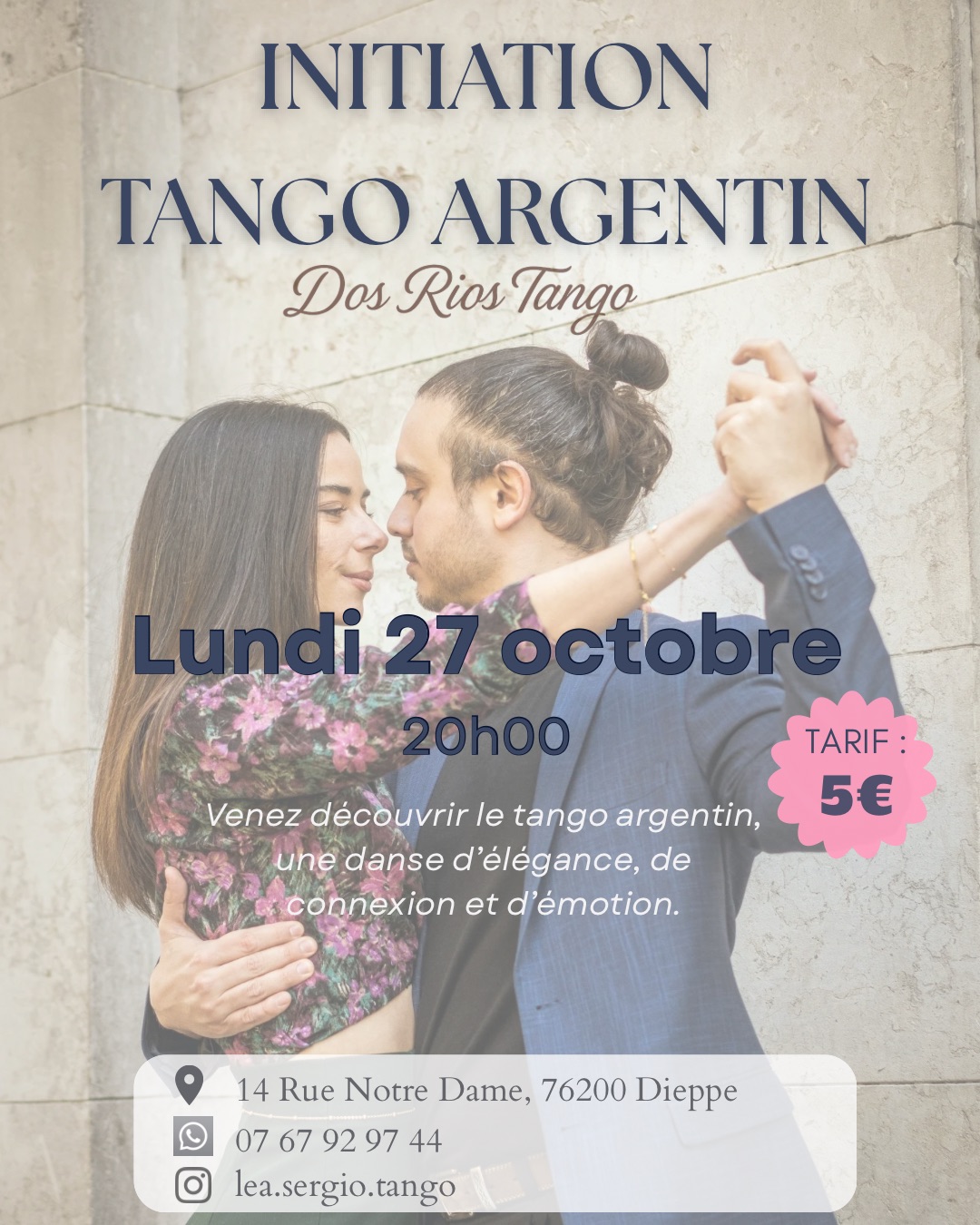 Initiation au Tango Argentin à Dieppe