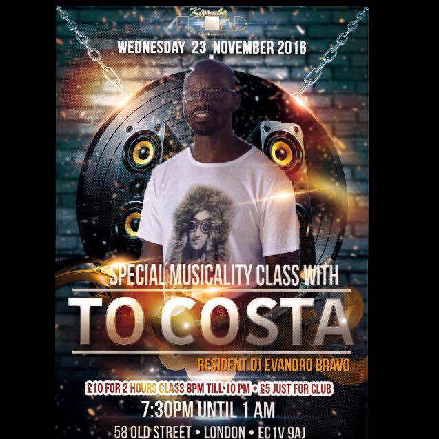 Kizomba at Nomad - Special Musicality with To Costa